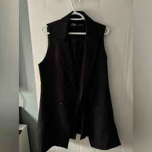 Zara dark navy vest